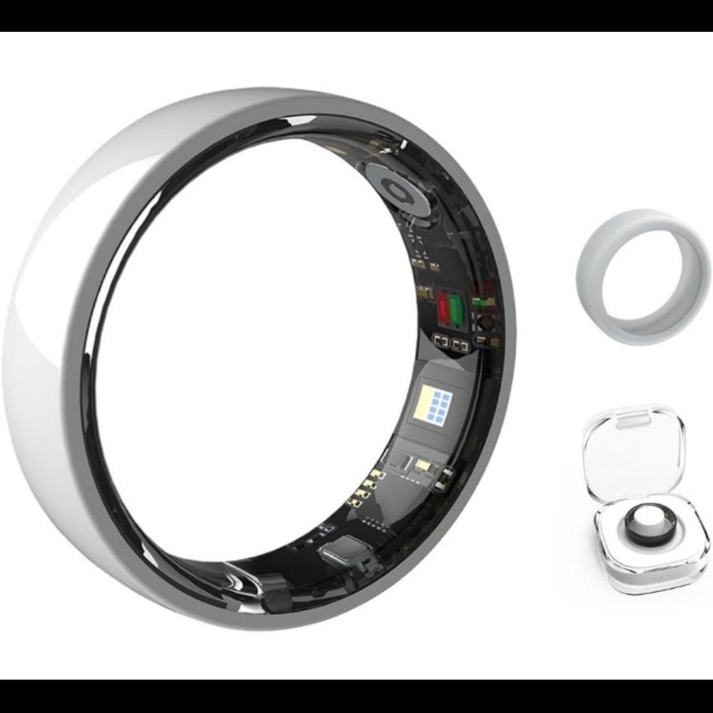 Smart Fitness Ring - Silver size 7​​​